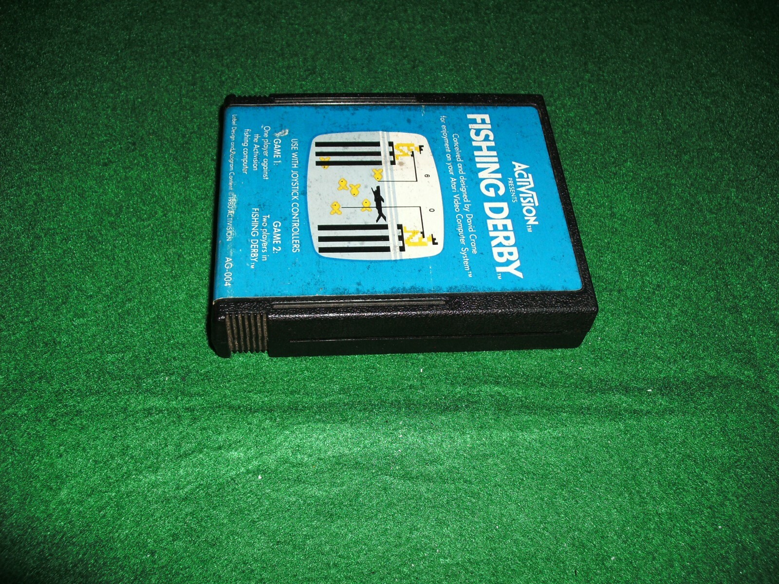 ATARI 2600 FISHING DERBY GAME!! OLD SCHOOL!! IT DOES WORK!! GAME ONLY!!