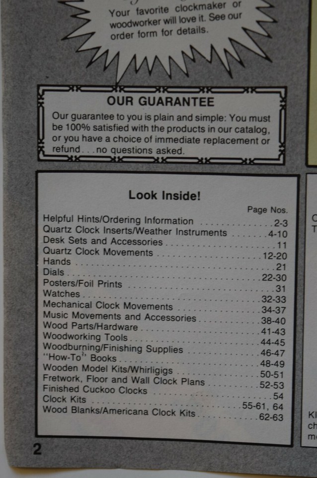 KLOCKIT CATALOG FALL 1992 eBay