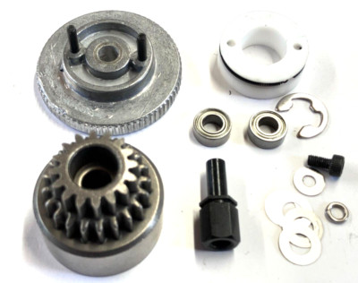Schwungrad + Kupplung 16+21T Kupplungsglocke & Lager Set 1/10 Nitro VX & SH Motoren