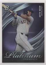 2019 Bowman Platinum Wal-Mart Presence Purple Foil /250 Seth Beer #PP-5 0c6