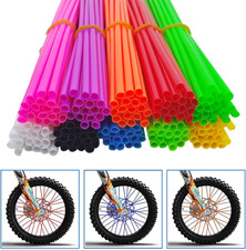 180 PCS Spoke Skins Spoke Covers Plastic Bike Wheels Decorations Dirt Bike Ri...