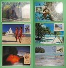 DR WHO FRENCH POLYNESIA 6 FDC MAXIMUM CARD R62843