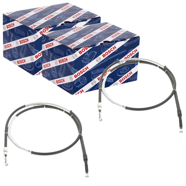 2X Bosch Handbremsseile Passend FüR Audi A4 Links+Rechts-image