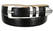 Brandon Genuine Full-Grain Cowhide Leather Designer Golf Dress Belt 1-1/8" 30...