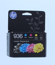 HP 936 4-Pack Cyan, Magenta, Yellow,  Black Ink Cartridge
