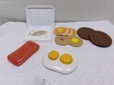 Vintage McDonalds Play Food Pancakes, Sausages, Eggs, Pie 