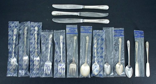 16PC International Sterling Flatware Blossom Time ~11 SEALED ~ Scrap or Use 860g