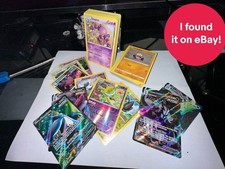Pokemon Card Lot 100 OFFICIAL TCG Cards Ultra Rare  VMAX GX EX VSTAR OR V 