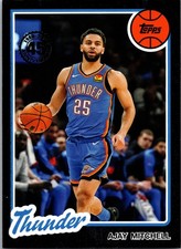 2025-26 Topps Ajay Mitchell 1980-81 Topps Basketball #80BK-12 Thunder