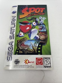 Spot Goes to Hollywood (Sega Saturn, 1996) Complete In Box