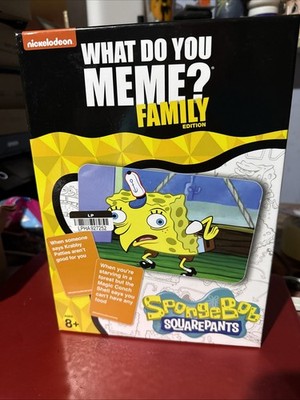 What Do You Meme? Family Edition SpongeBob Squarepants Game - New