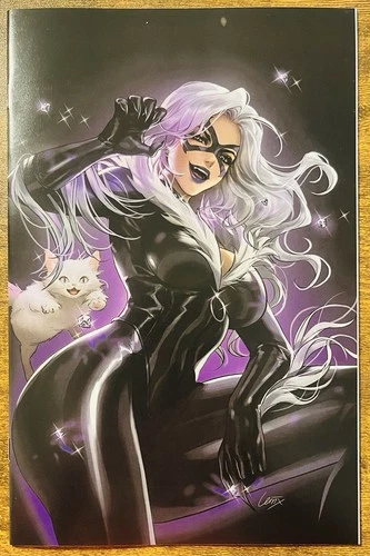 AMAZING SPIDER-MAN 34 NM/NM+ BLACK CAT LEIRIX LI EXCLUSIVE VIRGIN VARIANT 2023
