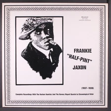 FRANKIE 'HALF PINT' JAXON: 1937-1939 DOCUMENT 12" LP 33 RPM Austria