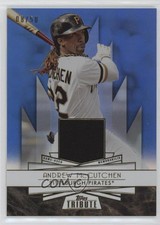 2014 Topps Tribute Forever Young Relics Blue 8/50 Andrew McCutchen #FYR-AM 0rd2