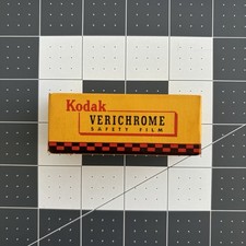 NOS Vintage 1956 Kodak Verichrome Safety Film Factory Sealed Box Collectible