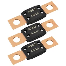 Joinfworld 400A MEGA Fuse, High Current Bolt Mount Automotive 400 Amp MEGA/AM...