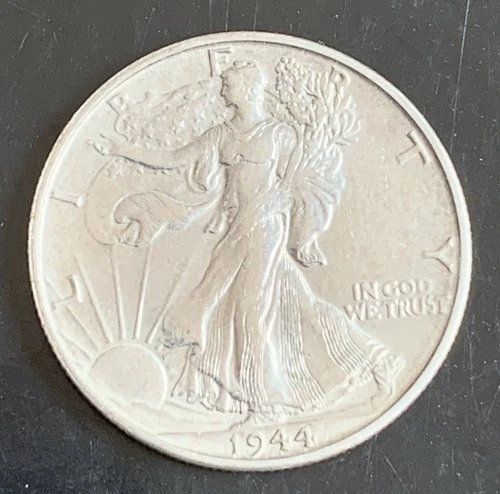 1944-S Mint BU Uncirculated Walking Liberty Half Dollar Silver