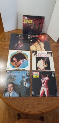 7-Sealed Elvis Presley LP Vinyl Albums All Different & Sealed