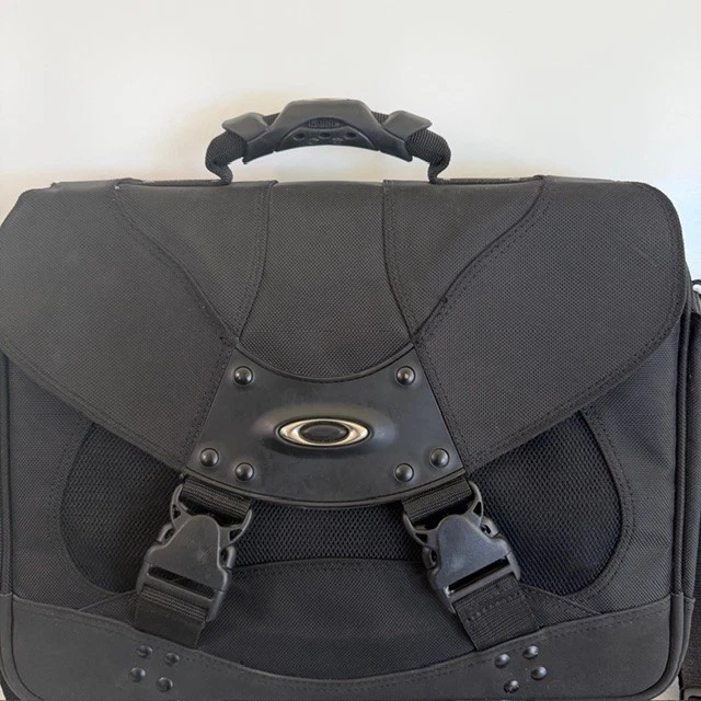 OAKLEY Ballistic Laptop Bag 2.0 Resistente Maletín Mensajero ¡Bolsillos Negros! Foto 2 de 4