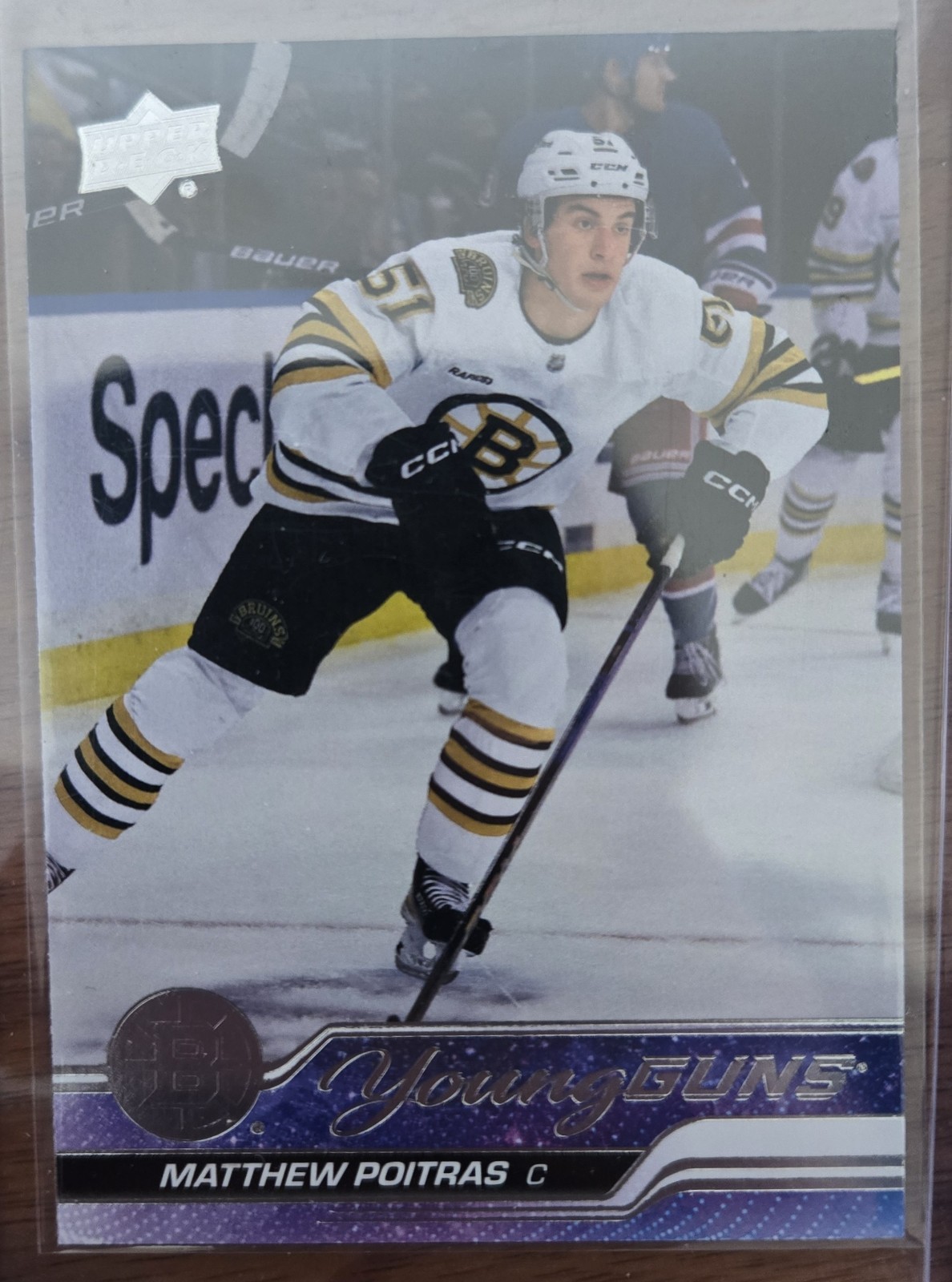 2023-24 Upper Deck Series 2 - Young Guns Matthew Poitras #478 (RC)