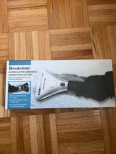 BROOKSTONE Heated Electric Windshield Snow & Ice Scraper with LED Light NEW