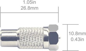 High-Quality RCA to F Type Adapter Pack for Classic Game Systems - Easy Install