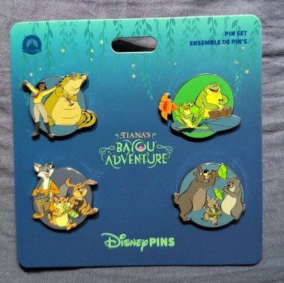 Disney 2025 Tiana's Bayou Adventure 4 pin Booster set