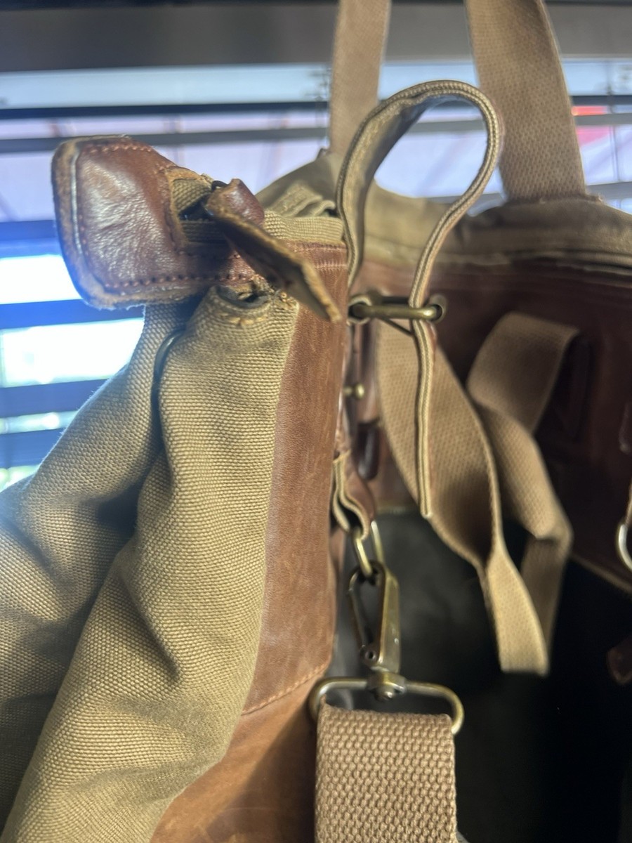 Belstaff Colonial 561 ボストンバッグ レザー キャンバス Belstaff Men's Colonial Canvas Travel Bag 561 XXL Weekender/Duffle