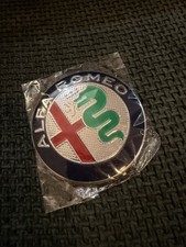 Brand new 1 x NEW STYLE  74mm ALFA ROMEO BADGE