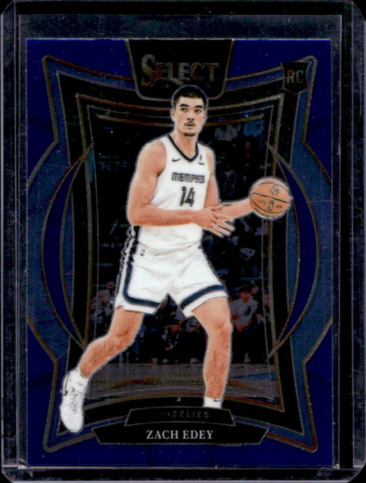 2024-25 Select Zach Edey Concourse RC Blue Retail Rookie #98 Grizzlies