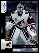 2017-18 O-Pee-Chee Rainbow Black Louis Domingue 001/100 Arizona Coyotes #187