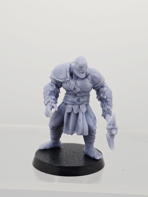 D&D Axe Ogre Miniature |  DnD 32mm