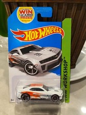 2014 Hot Wheels HW Workshop '12 Camaro ZL1 Concept #246 White
