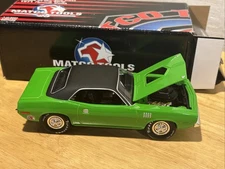 2004 MATCO TOOLS KINGS OF THE STRIP - 1971 Plymouth Cuda Green 1/24 In Box