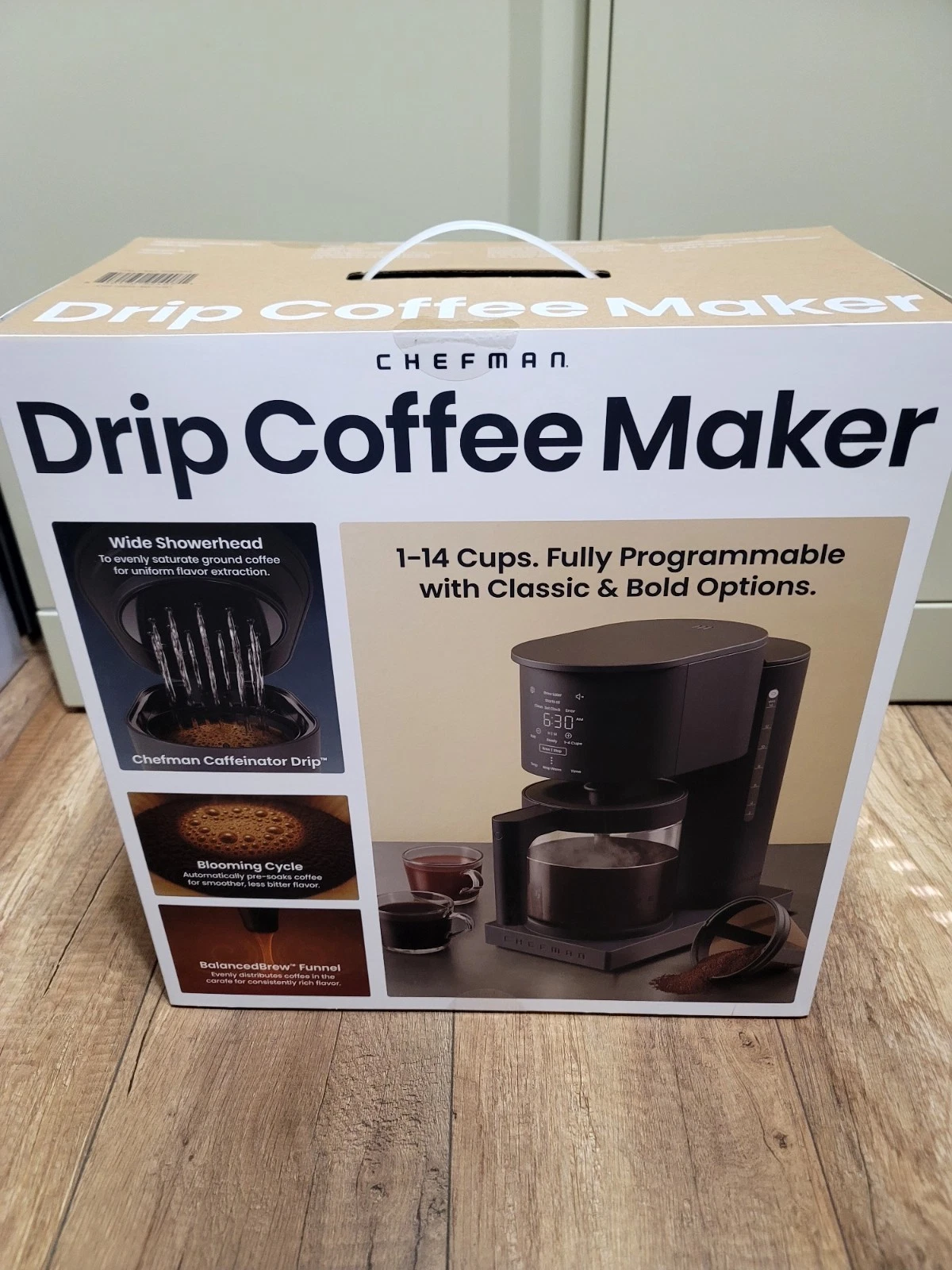 Chefman 14 Cup Programmable Coffee Maker 14 Cup Caffeinator Drip NEW
Opens in a new window or tab