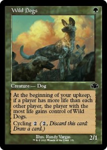 Wild Dogs (Retro Frame) Dominaria Remastered