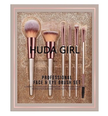Huda Girl Premium Eye Makeup Brush Set Ultra Soft Pro Beauty Essentials