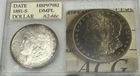 1881 S  MORGAN DMPL GEM BU++ AMAZING MIRRORS GREAT COIN OLD ACCUGRADE SLAB!