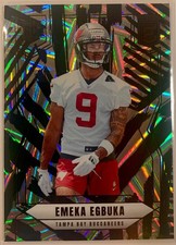 Emeka Egbuka 2025 Elite Razzle Dazzle SSP CASE HIT RC Rookie Buccaneers #102