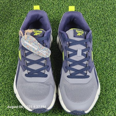 Men's Reebok Zig Vector Sneakers Men's Size 10 Gray Navy Zig Energy Outsole New