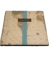 Travel Theme Bound Photo Album/Scrapbook Absolutely Beautiful 14x13 inch FS Mint