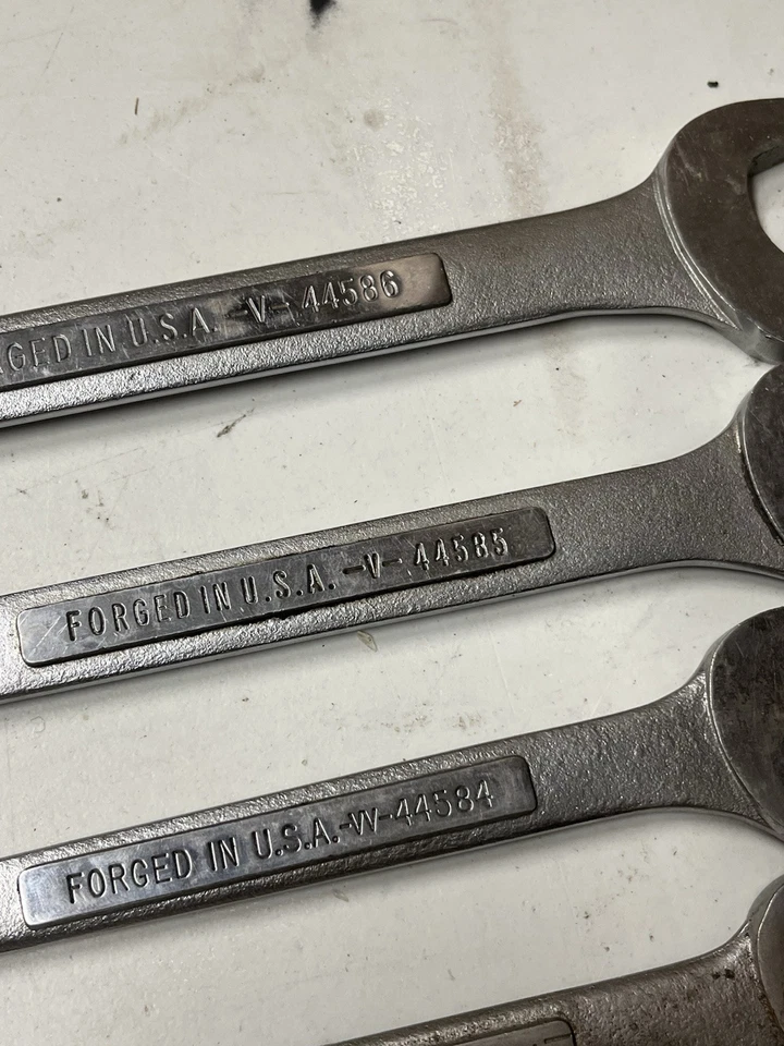 Craftsman 12pieces SAE Open End JUMBO Wrench Set Made In USA Lifetime Warranty - Image 2 of 4