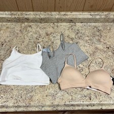 Cat Jack Art Class Girls Bra Lot 3 Large NWT Seamless Training Bralette