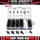 Car Retainer Auto Fasteners Push Trim Plastic Clips Pin Rivet Bumper Kit 100x