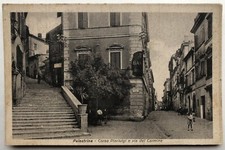 CARTOLINA PALESTRINA CORSO PIERLUIGI VIA DEL CARMINE ANIMATA ROMA PAESAGGISTICA
