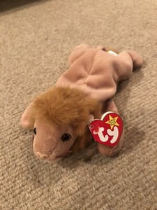 roary the lion beanie baby