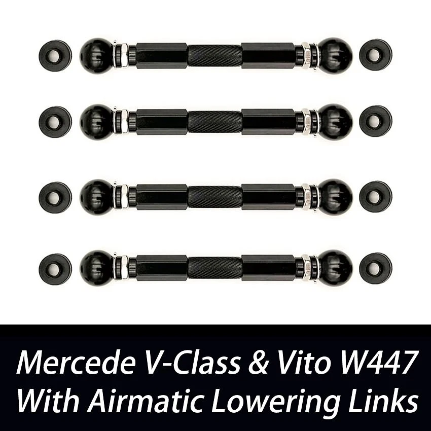 For Mercedes Benz V-Class W447 Adjustable Airmatic Lowering Links Kit Maybach - Imagen 2 de 4