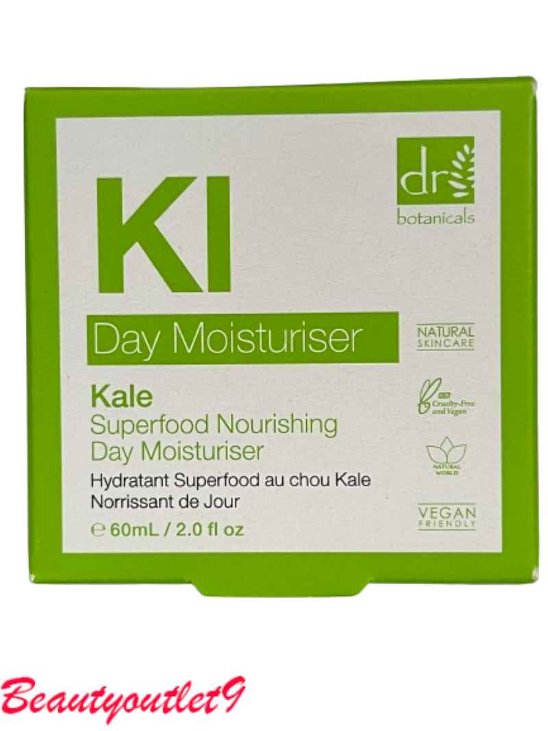 Dr Botanicals Day Moisturiser Superfood 60ml made with Kale