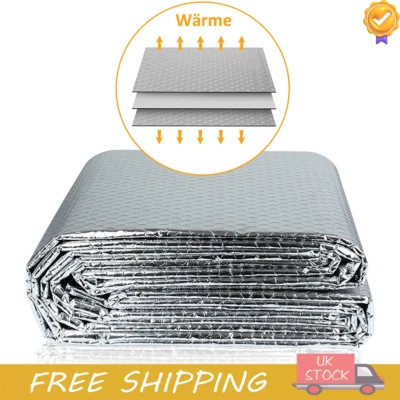 HM-GARDEN123 5M x 60cm Radiator Reflective Foil Energy Saving Insulation For All Heater Rooms
