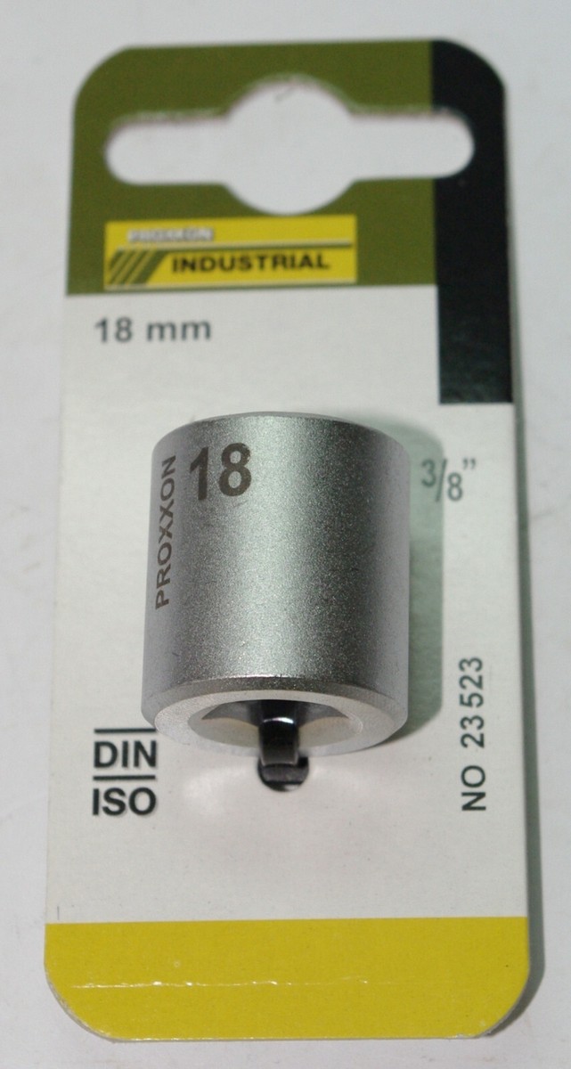PROXXON Steckschlüsseleinsatz 18 Mm, 3/8 Zoll Antrieb – Original Proxxon Qualität